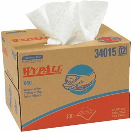 BSC PREFERRED Kimberly Clark WypALL X60 9.1 x 16.8'' Industrial Wipers Dispenser Box S-14815